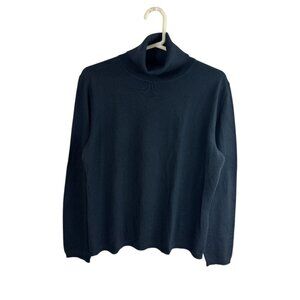Pendleton Women’s Merino Wool Turtleneck Sweater Size L Classic Preppy